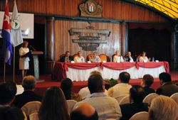 Acto en conmemoración del Cincuentenario del Parlatino en Cuba
