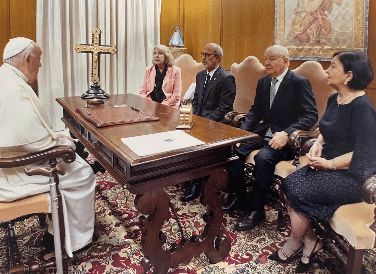 Papa Francisco recibe a autoridades del PARLATINO.