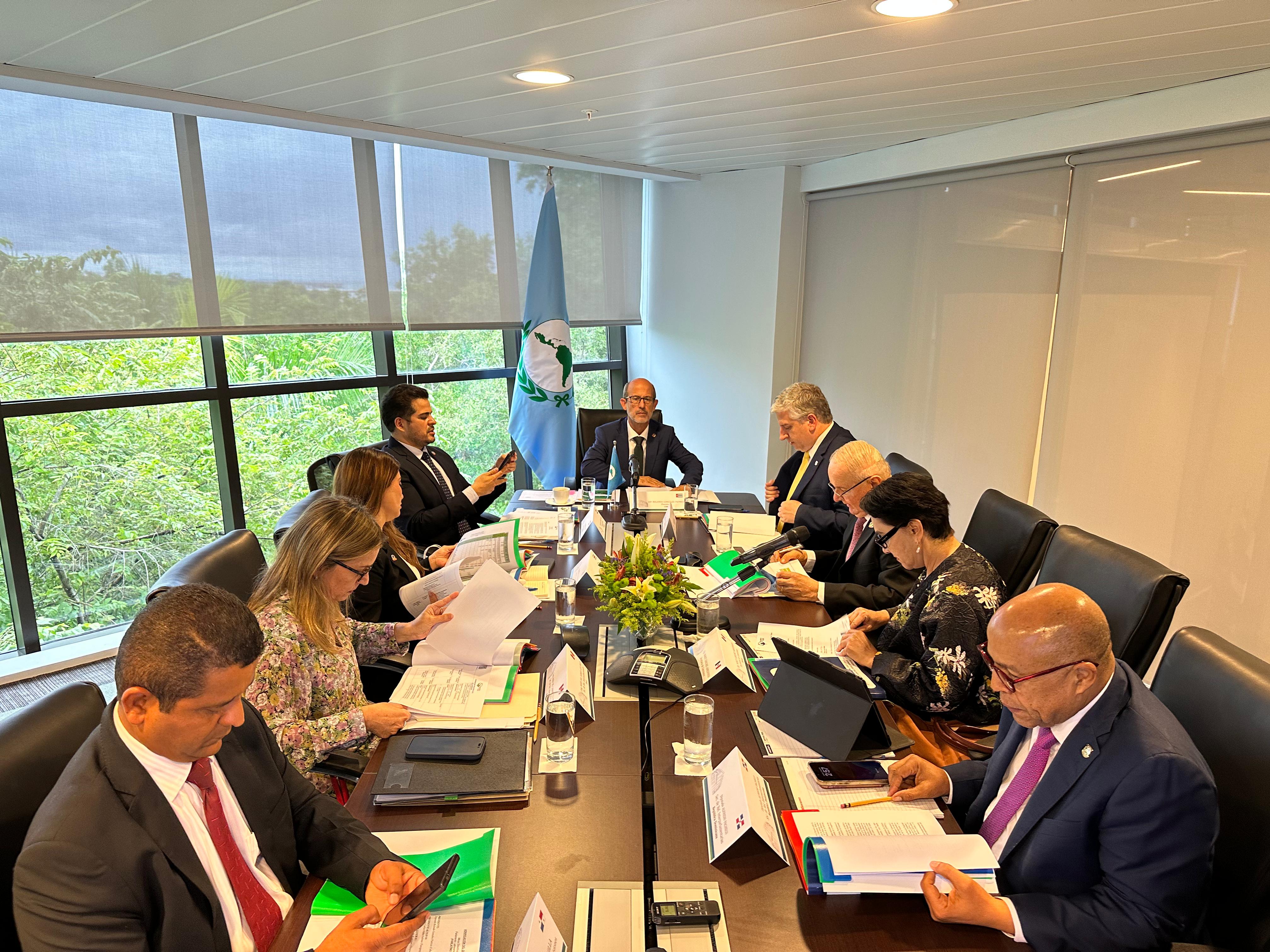 Mesa Directiva del PARLATINO evalúa iniciativas del primer semestre del año