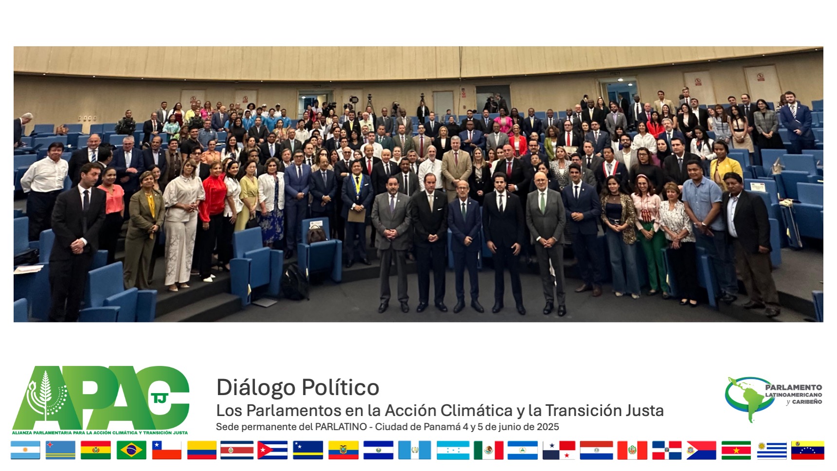 Diálogo Político: los Parlamentos en la Acción Climática y la Transición Justa en el PARLATINO para potenciar trabajo legislativo