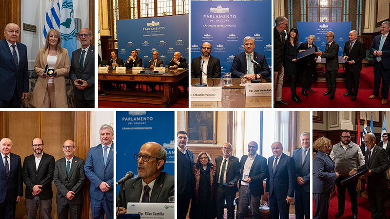 Diálogo, cooperación y memoria: PARLATINO fortalece relaciones interparlamentarias con Uruguay