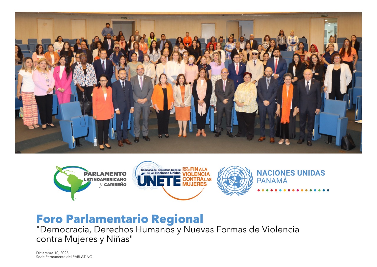 Foro Parlatino–ONU impulsa cooperación Sur-Sur y diálogo intergeneracional para fortalecer legislaciones contra la violencia digital de género