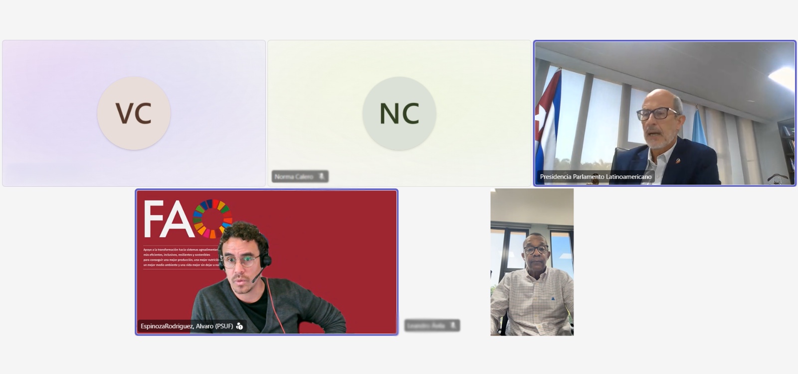 PARLATINO y FAO – Roma amplían sinergias interinstitucionales