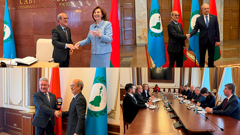 Delegación del PARLATINO realiza misión oficial en Bielorrusia y fortalece el diálogo interparlamentario