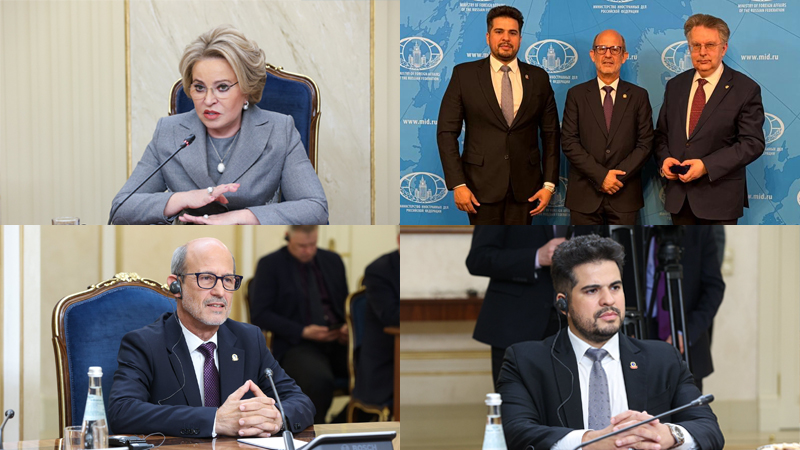 Encuentro institucional entre autoridades del PARLATINO y la Federación de Rusia