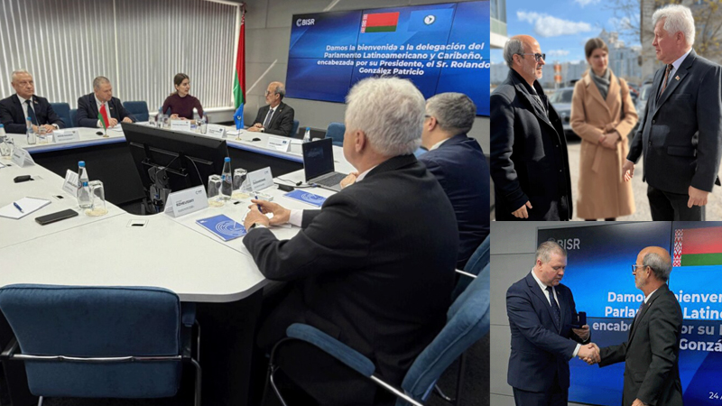 Encuentro del PARLATINO con el Instituto Bielorruso de Estudios Estratégicos refuerza el diálogo interinstitucional