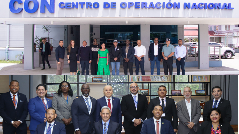 Comisión de Seguridad Ciudadana del PARLATINO visita el Centro de Operaciones Nacional de Panamá