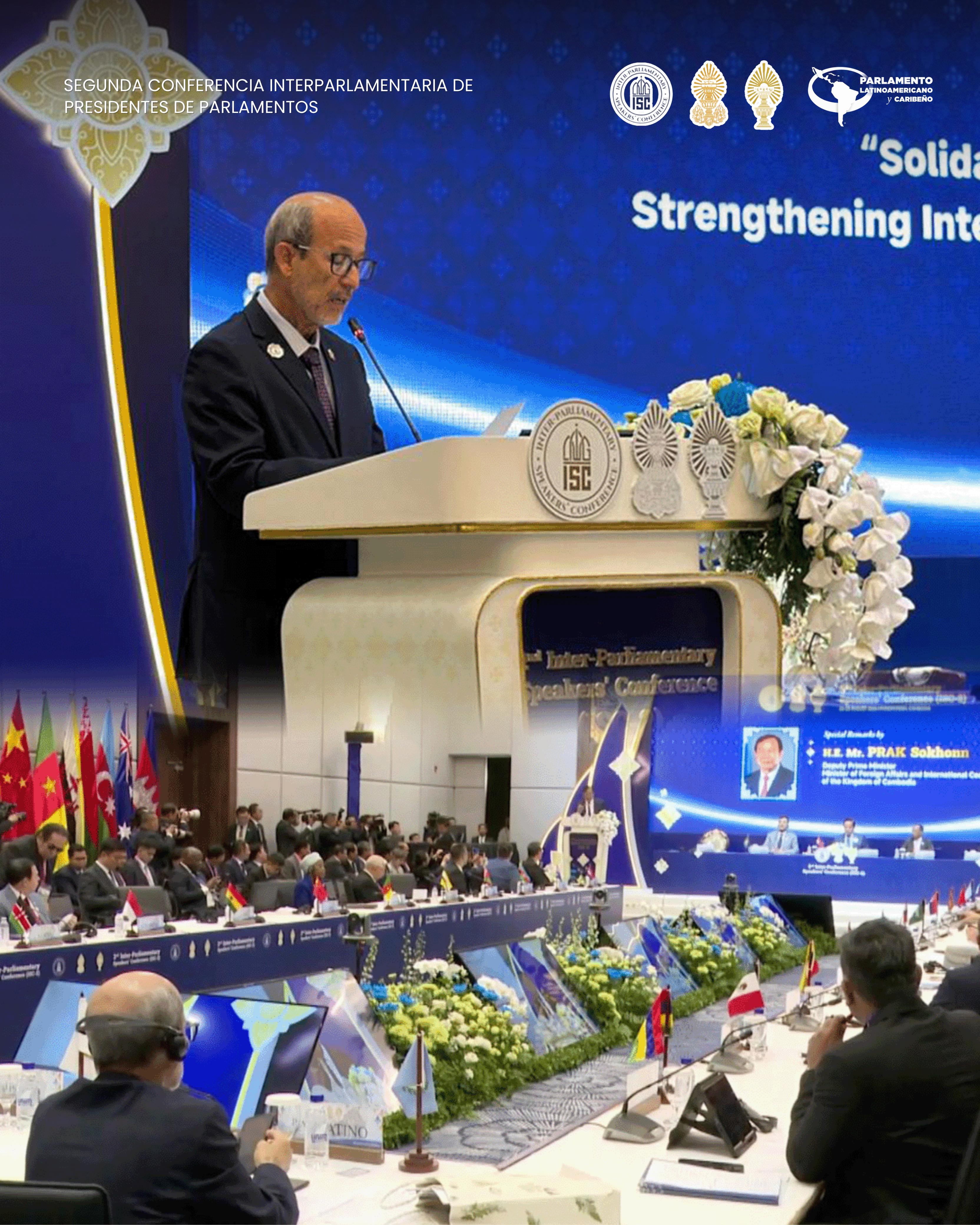 PARLATINO lleva la voz de América Latina y el Caribe y respalda la Declaración de Phnom Penh por la paz y el multilateralismo