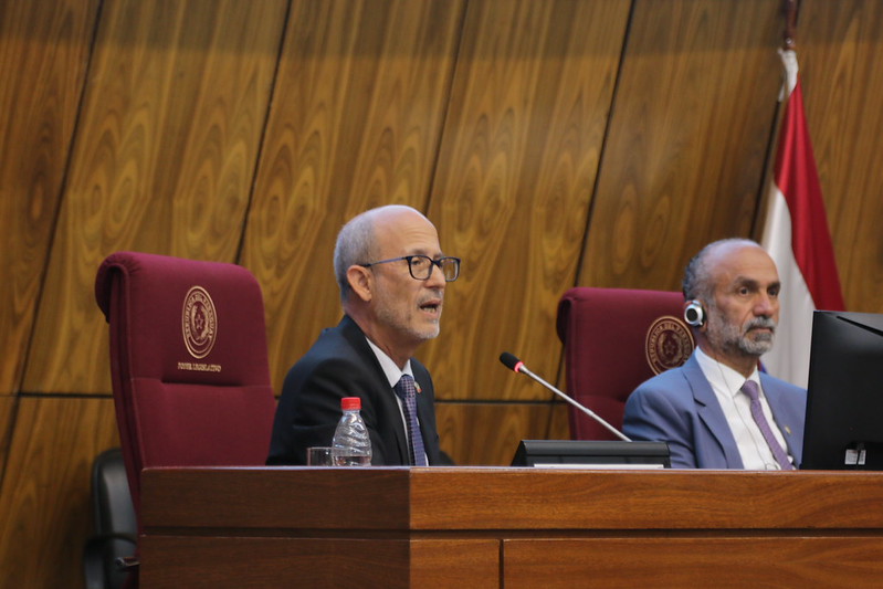 Presidente del PARLATINO aboga en Paraguay por una inteligencia artificial al servicio de las personas, la democracia y la paz