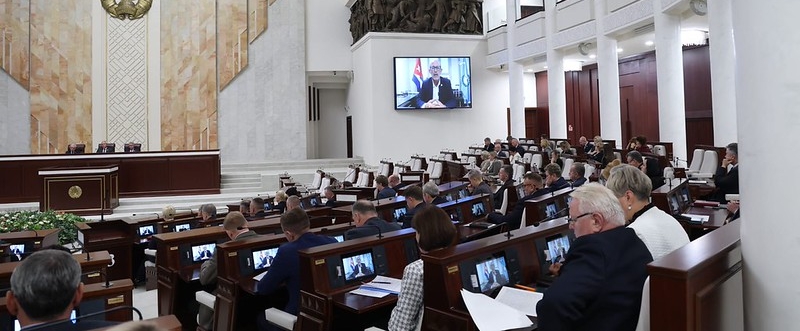 PARLATINO destaca oportunidades para fortalecer la cooperación interparlamentaria entre Bielorrusia y América Latina