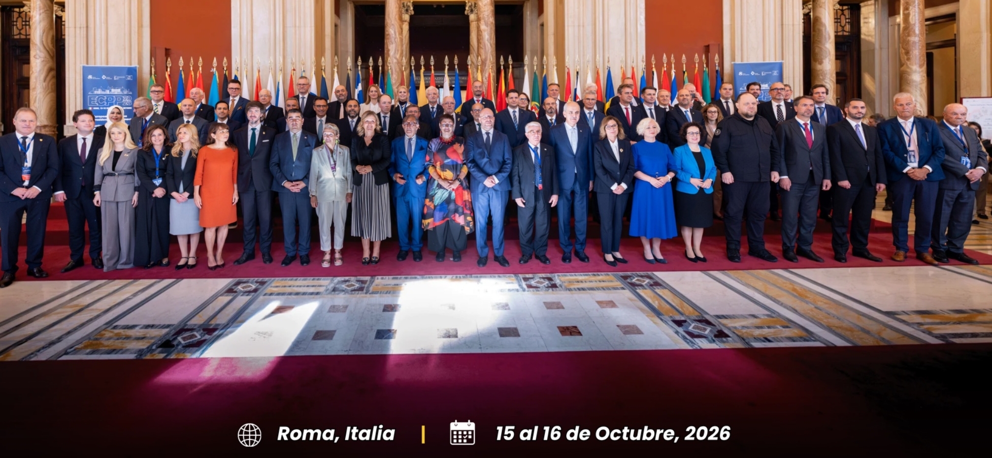 Presidentes de Parlamentos se reúnen en Roma para debatir los desafíos actuales de la democracia y el orden internacional